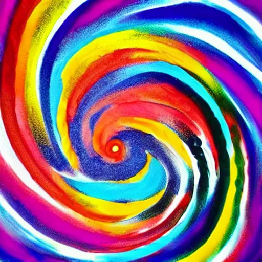 Image similar to swirling 🌀 twisting 🌪 colours 🎨