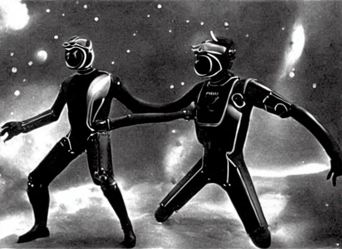 Prompt: scene from the 1 9 1 2 science fiction film tron