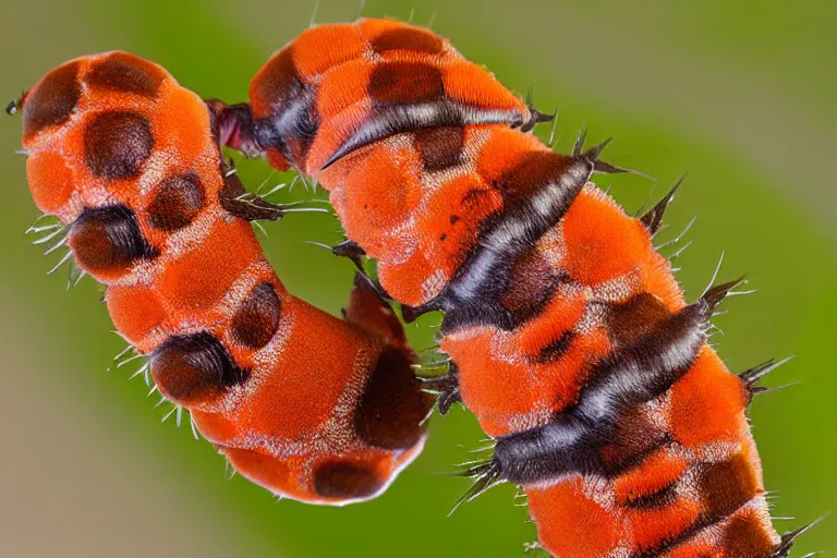 Image similar to hickory horned devil ( regal moth ) caterpillar award winning nature photography