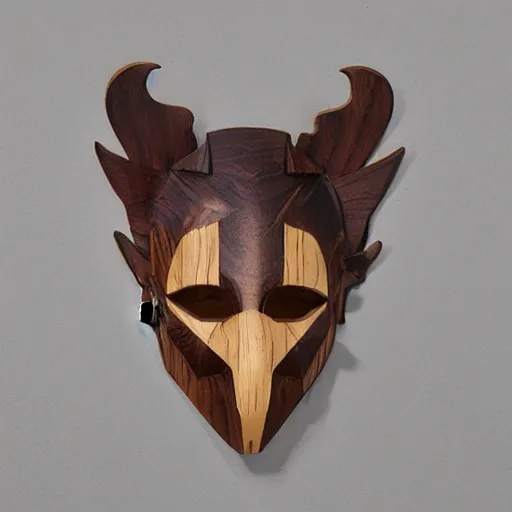 Image similar to angelarium wooden mask