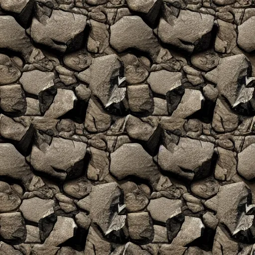 Prompt: 8k seamless texture of rock, dishonored style