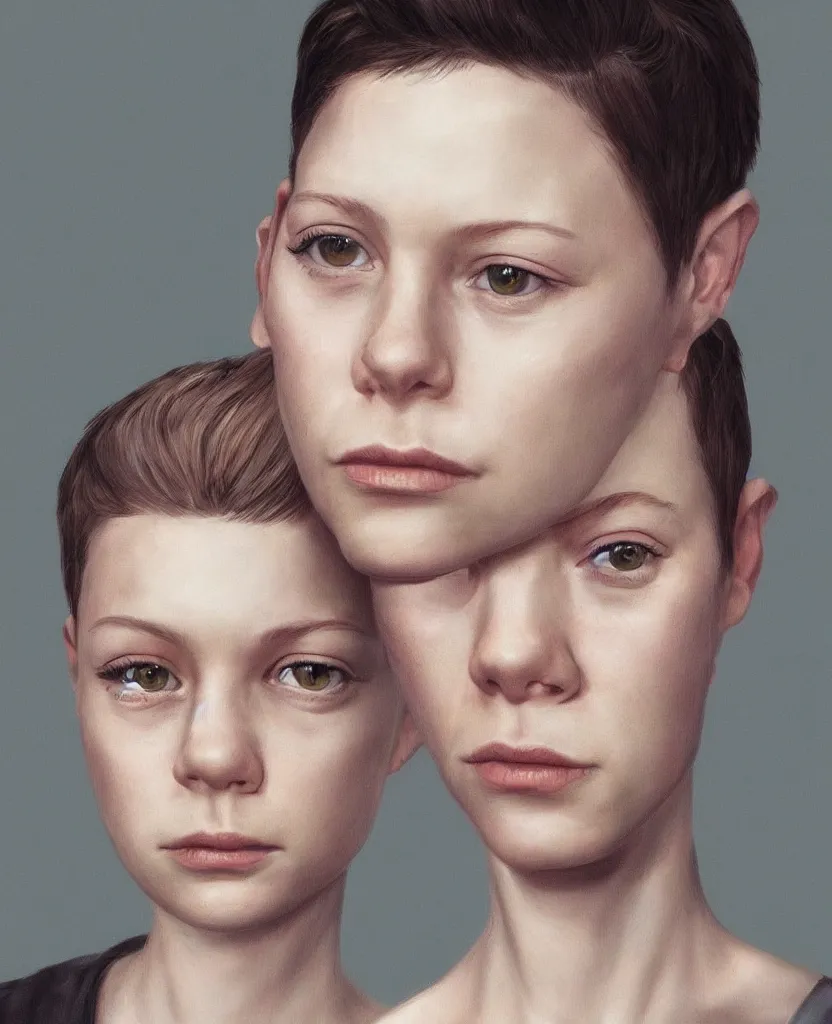 Image similar to portrait photo of asia kate dillon, ultra realistic, high detail, high quality, trending on pinteresst artstation