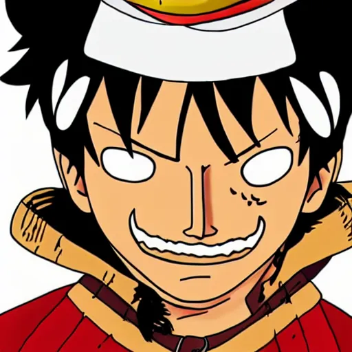 Image similar to luffy with mustache