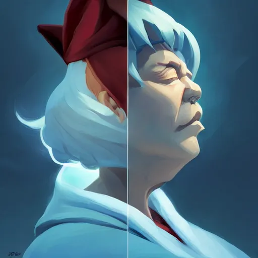 Image similar to face icon stylized minimalist wizard of the coast, loftis, cory behance hd by jesper ejsing, by rhads, makoto shinkai and lois van baarle, ilya kuvshinov, rossdraws global illumination