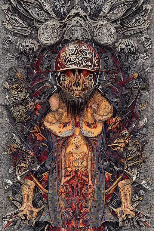 Image similar to taliban anarchy. symmetrical anatomy, very detailed design, complexity of the picture, with pop punk style, colorful, accompanied by body, pure image without duplication, dribble popular, drawn by ilya kushinov and vinicius gud and gustavo zambelli, intricate, ultra high definition, super scale rendered