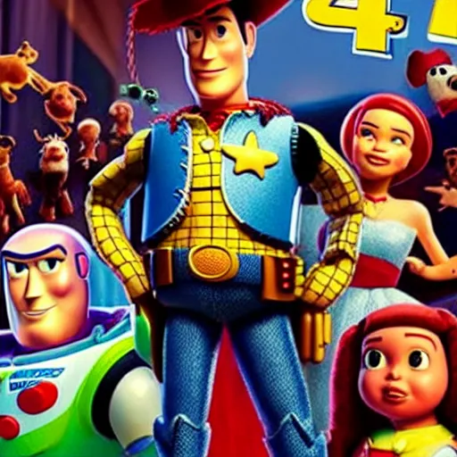 Prompt: keanu reeves in toy story 4 k quality super realistic