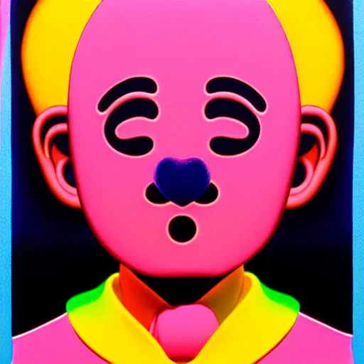 Image similar to enamel pin by shusei nagaoka, kaws, david rudnick, airbrush on canvas, pastell colours, cell shaded, 8 k