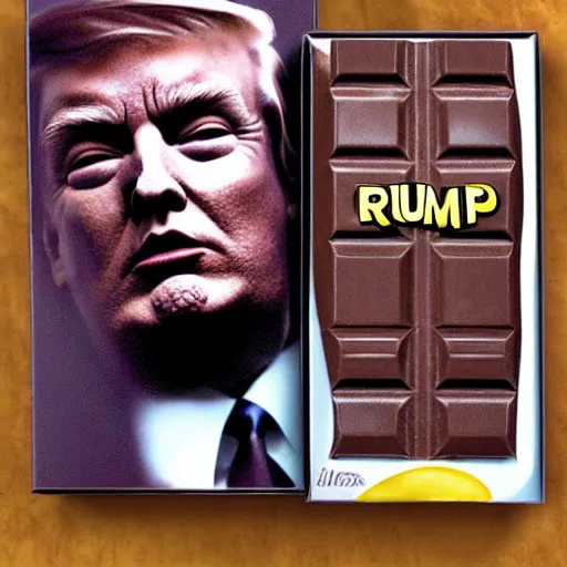 Image similar to dark chocolate trump relief