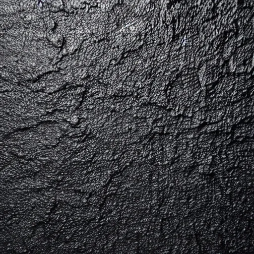 Prompt: extreme closeup of a dark black texture