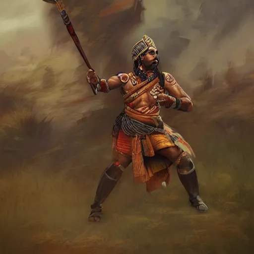 ancient indian warrior