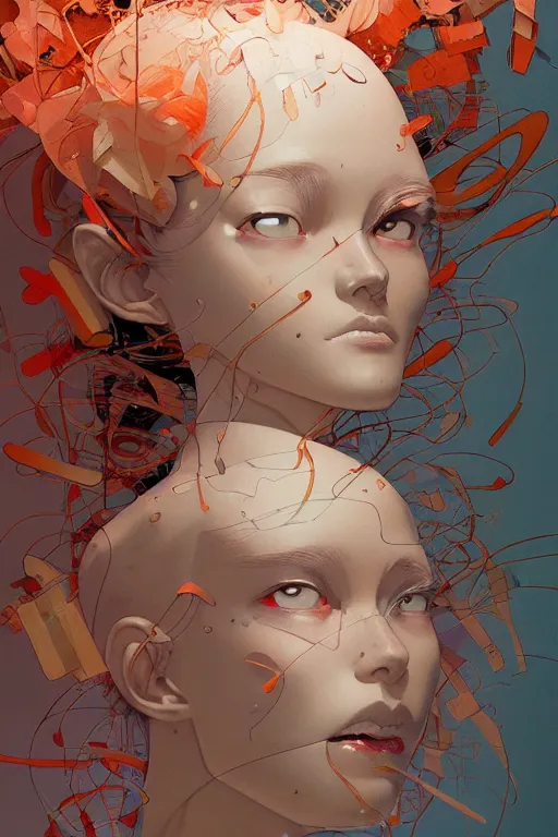 Image similar to prompt : city scavenger portrait soft light painted by james jean and katsuhiro otomo and erik jones, inspired by akira anime, smooth face feature, intricate oil painting, high detail illustration, sharp high detail, manga and anime 1 9 9 9