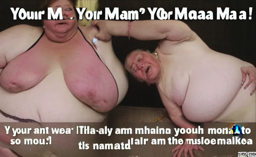 Image similar to your mama is so fat...