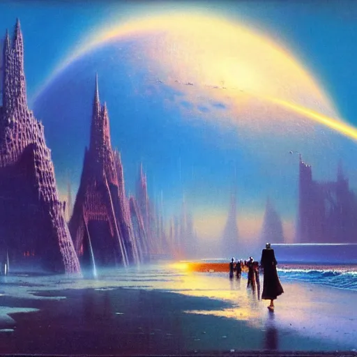 Prompt: chased to dream of by bruce pennington