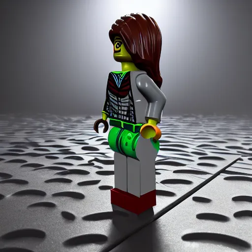 Prompt: Lego nymph, volumetric lighting 4K photorealistic render
