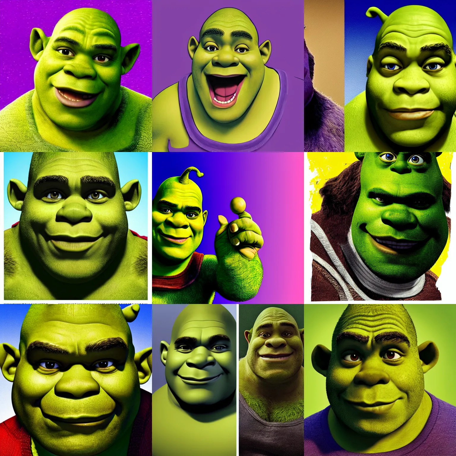 Will Smith is Shrek Meme