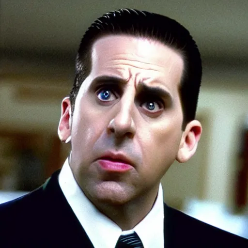 Prompt: Michael Scott as Neo in Matrix