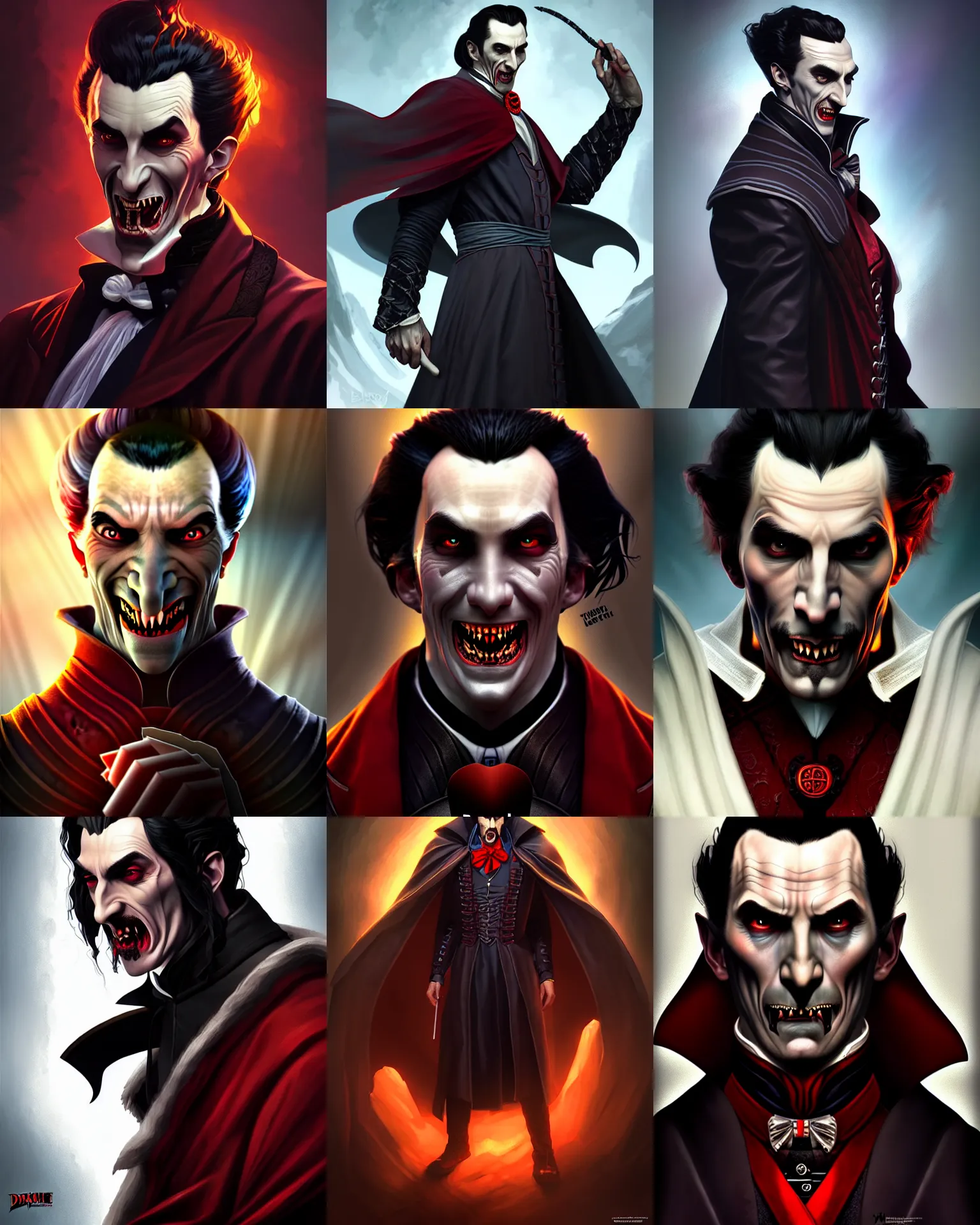 Prompt: dracula as an apex legends character digital illustration portrait design by, mark brooks and brad kunkle detailed, gorgeous lighting, wide angle action dynamic portrait