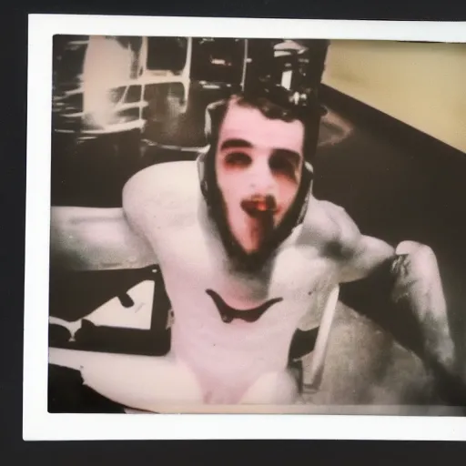 Image similar to polaroid of penguinz 0 youtube