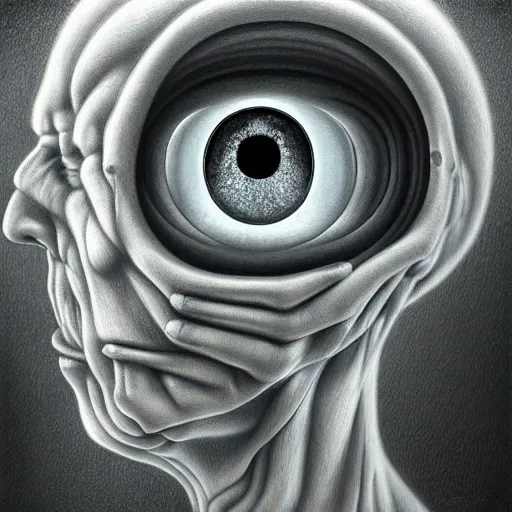 Image similar to prismatic shaft of energy piercing the soul. by anton semenov, hyperrealistic photorealism acrylic on canvas