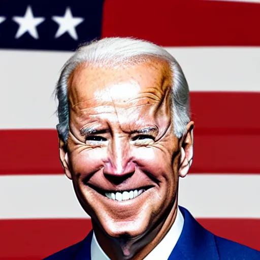 Prompt: an isometric view of joe biden