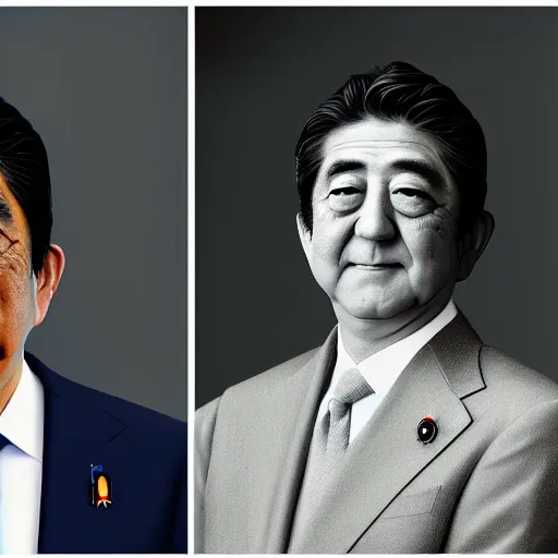 Prompt: shinzo abe is the new pope, ( sony a 7 r iv, symmetric balance, polarizing filter, photolab, lightroom, 4 k, dolby vision, photography award, vogue, perfect face )