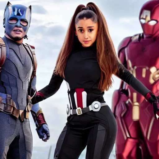 Image similar to ariana grande in the film avengers