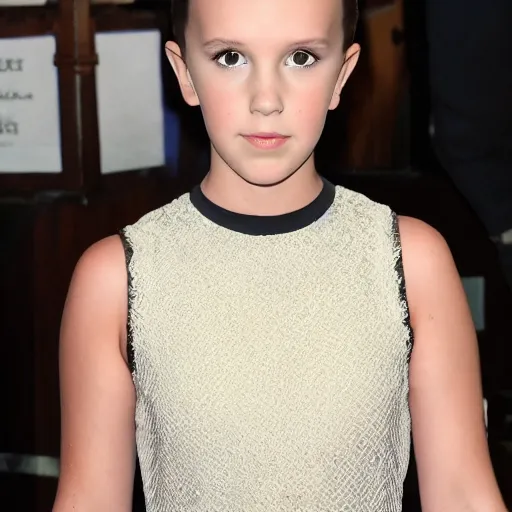 Prompt: photo millie bobby brown, large shot