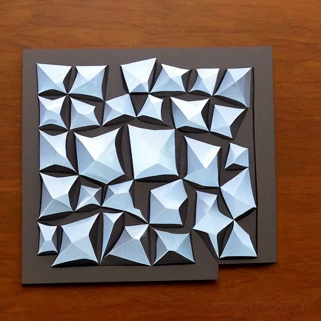 Image similar to 3d geometric crystal formations, rule of thirds