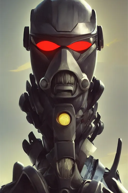 Image similar to epic mask helmet robot ninja portrait stylized as fornite style game design fanart by concept artist gervasio canda, behance hd by jesper ejsing, by rhads, makoto shinkai and lois van baarle, ilya kuvshinov, rossdraws global illumination radiating a glowing aura global illumination ray tracing hdr render in unreal engine 5