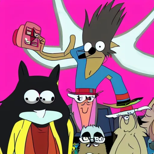 Image similar to regular show