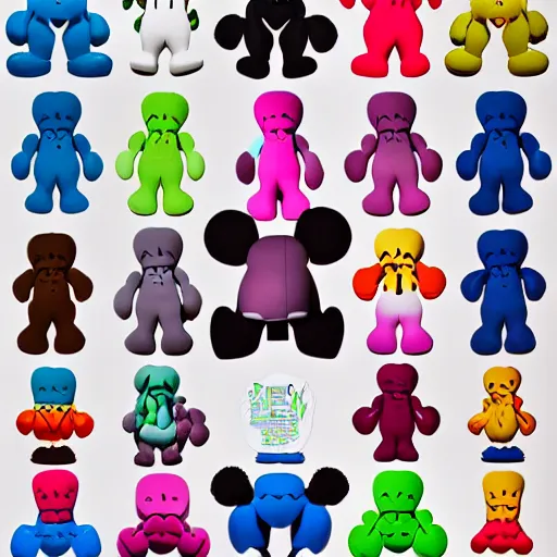 Image similar to new kaws collection