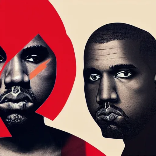 KREA - Conceptual Art rap album cover for Kanye West DONDA 2 designed by Virgil  Abloh, HD, artstation
