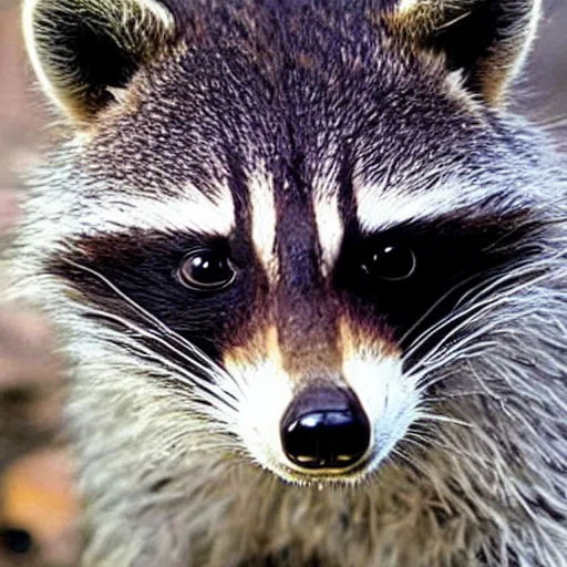 Image similar to A raccoon in jack sparrow style,