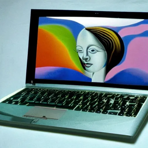 Prompt: Laptop designed by Salvador Dali