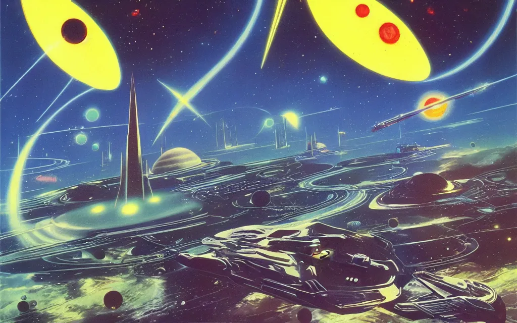 Image similar to a techno - spiritual utopian planet, perfect future, award winning art by vincent di fate