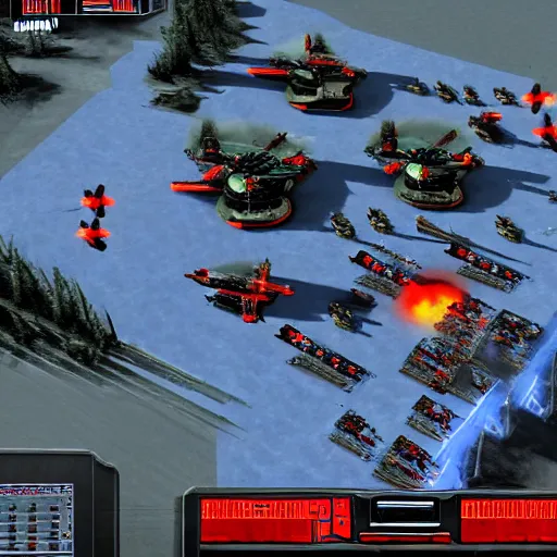 Image similar to Nuke launched in Command and Conquer Red Alert 3