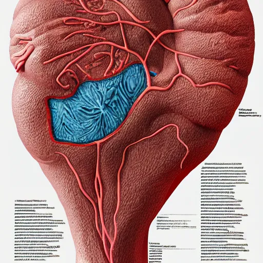 Image similar to map of the human body with heart attack, award-winning, trending on artstation, photorealistic