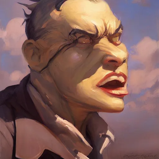 Prompt: greg manchess portrait painting of an anthropomorphic crocodile, medium shot, asymmetrical, profile picture, organic painting, sunny day, matte painting, bold shapes, hard edges, street art, trending on artstation, by huang guangjian and gil elvgren and jon foster