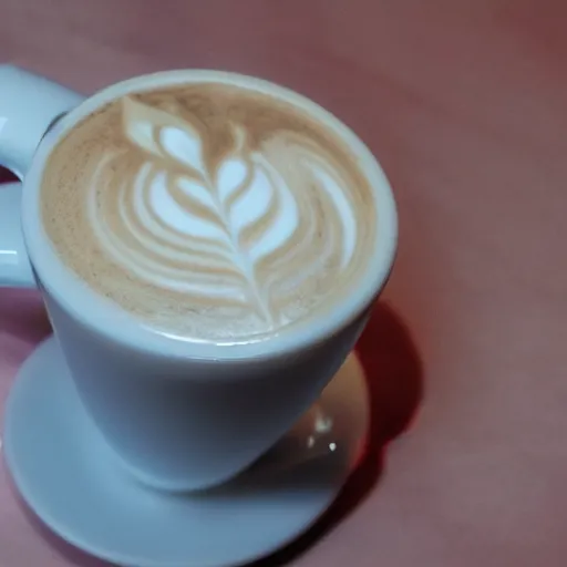 Image similar to a latte with a foamy cover, vevo