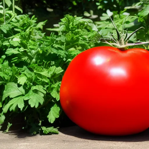 Image similar to obese tomato.