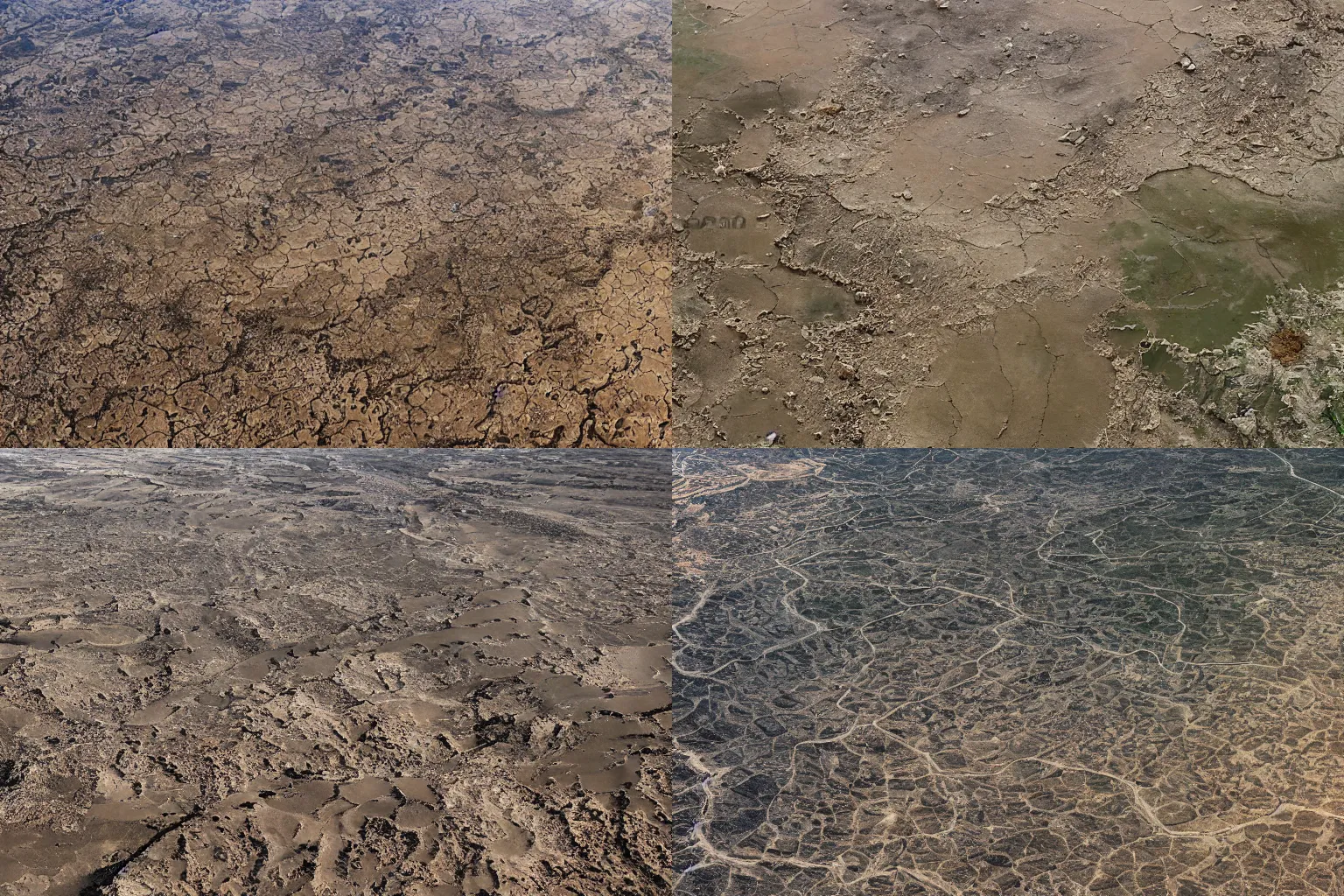 Prompt: the mediterranean valley after the ocean has been drained, 4K photo