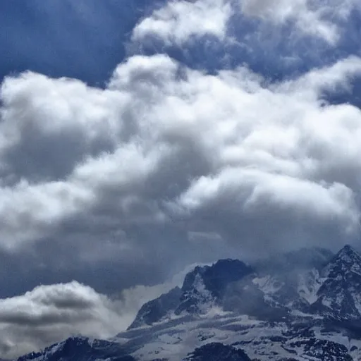 Image similar to clouds shaped like virgin mary