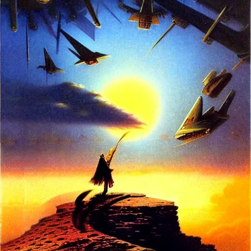 Prompt: chased to dream of by bruce pennington