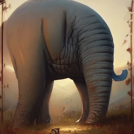 Image similar to loxodon by greg rutkowski