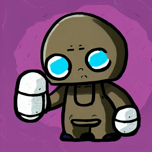 Prompt: isaac, from binding of isaac