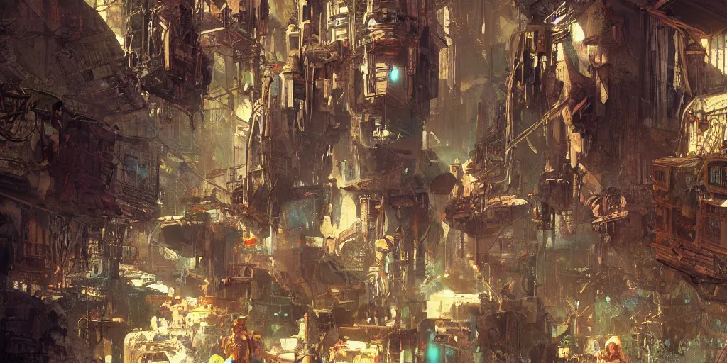 Prompt: a mayan guatemalan cyberpunk city by jeremy mann and alphonse mucha, fantasy art, photo realistic, sunshaft, bloom, imax, dynamic lighting, artstation, poster, volumetric lighting, very detailed faces, 4 k, award winning