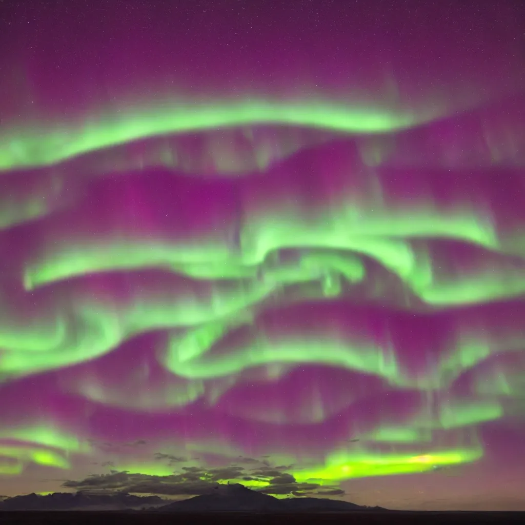 Prompt: Aurora borealis, localized entirely within your kitchen