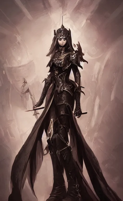 Image similar to Concept art, Alchemy Imperial Princess knight gothic girl, artstation trending, highly detailded