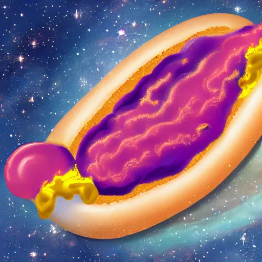 Image similar to hot dog nebula