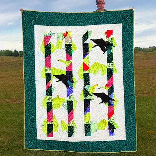 Image similar to Goose themed quilt